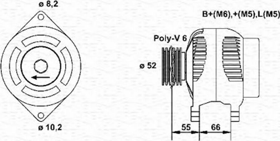 Magneti Marelli 943355055010 - Alternateur cwaw.fr