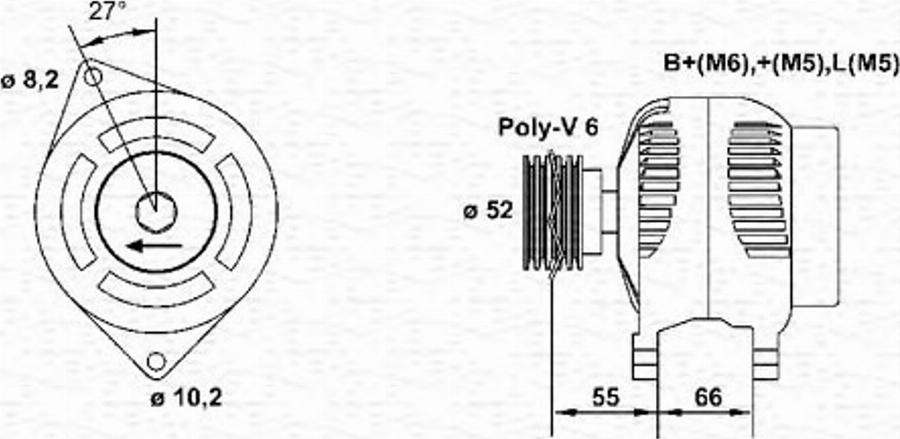 Magneti Marelli 943355056010 - Alternateur cwaw.fr