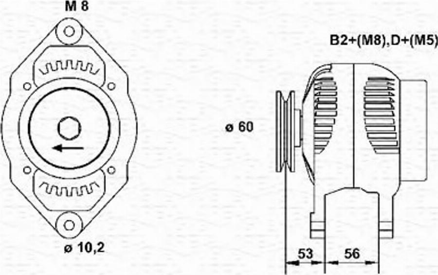 Magneti Marelli 943355050010 - Alternateur cwaw.fr