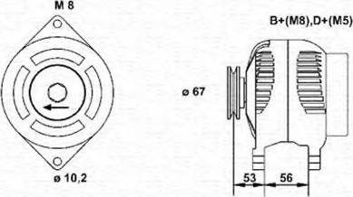 Magneti Marelli 943355015010 - Alternateur cwaw.fr