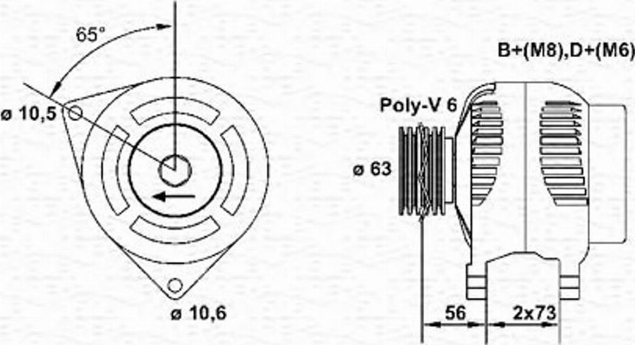 Magneti Marelli 943355012010 - Alternateur cwaw.fr