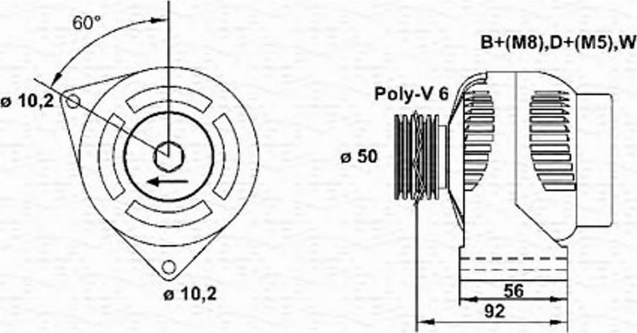 Magneti Marelli 943355087010 - Alternateur cwaw.fr