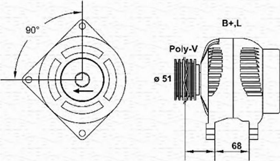 Magneti Marelli 943355194010 - Alternateur cwaw.fr