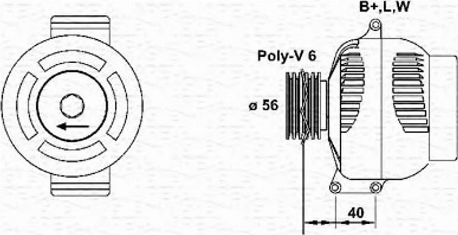 Magneti Marelli 943355196010 - Alternateur cwaw.fr