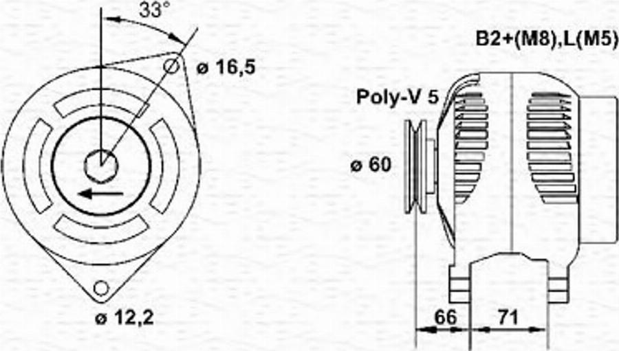 Magneti Marelli 943355147010 - Alternateur cwaw.fr