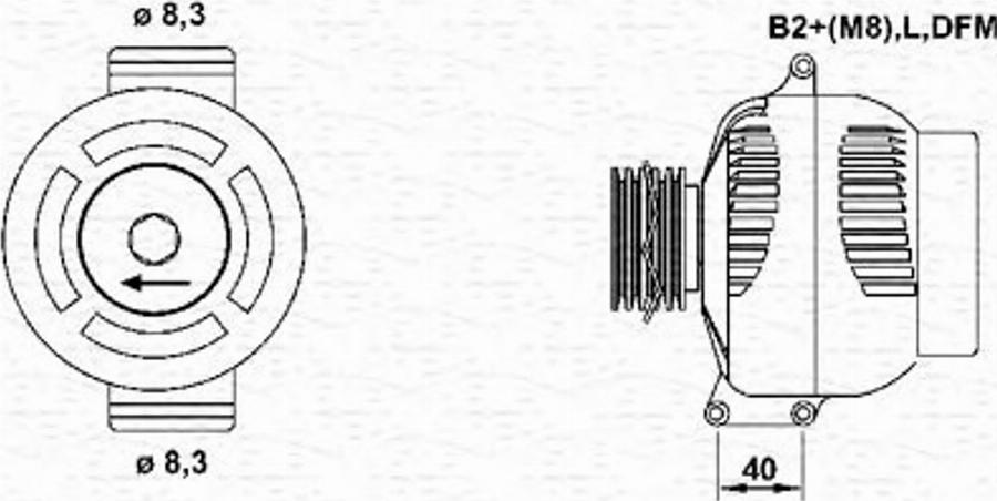 Magneti Marelli 943355164010 - Alternateur cwaw.fr