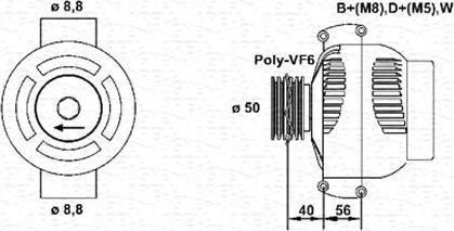 Magneti Marelli 943355134010 - Alternateur cwaw.fr