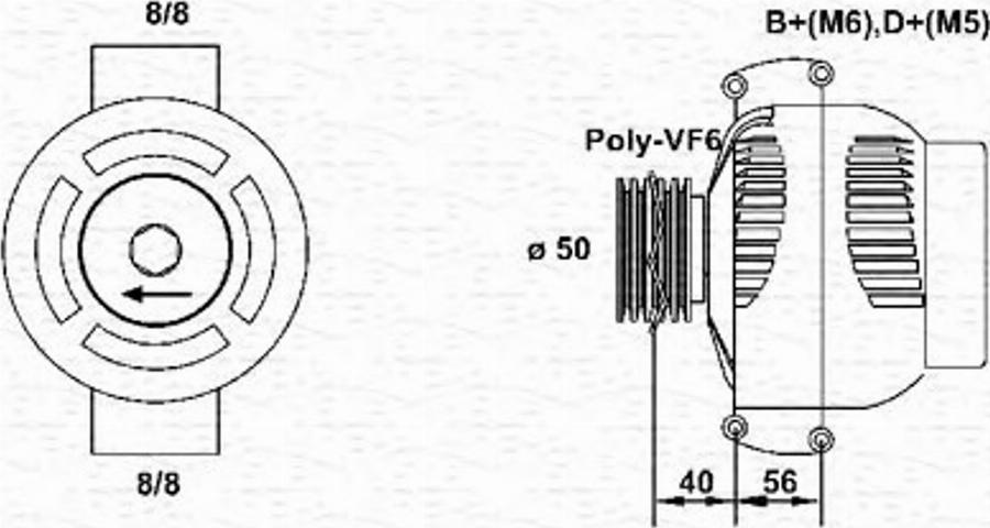 Magneti Marelli 943355135010 - Alternateur cwaw.fr