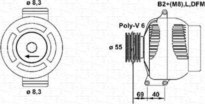 Magneti Marelli 943355138010 - Alternateur cwaw.fr