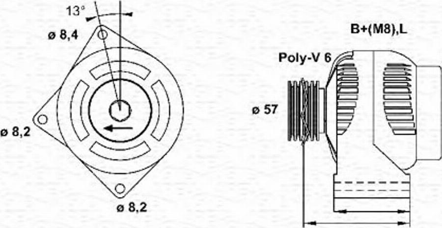 Magneti Marelli 943355123010 - Alternateur cwaw.fr