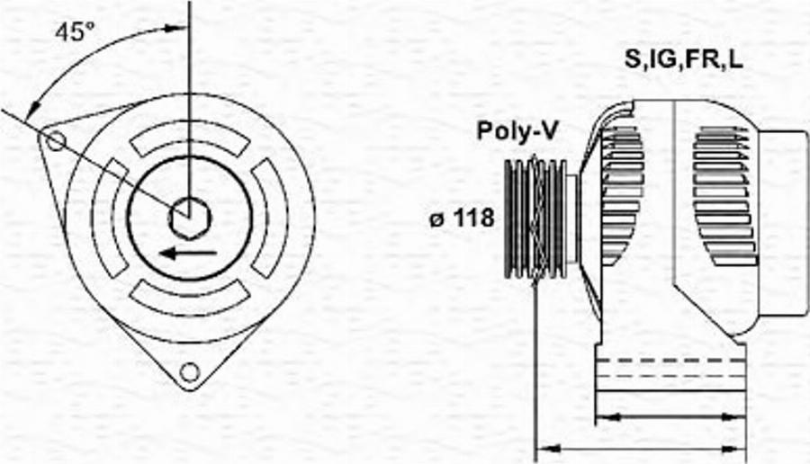 Magneti Marelli 943355176010 - Alternateur cwaw.fr