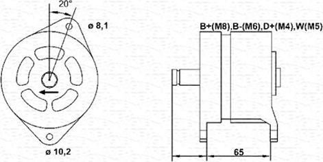 Magneti Marelli 943355232010 - Alternateur cwaw.fr