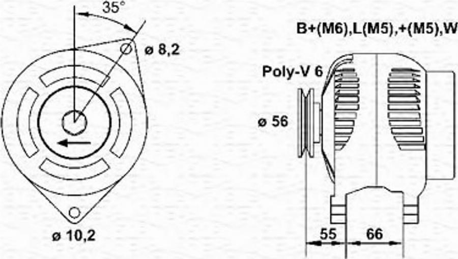 Magneti Marelli 943356946010 - Alternateur cwaw.fr