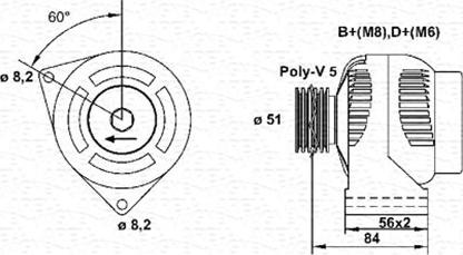 Magneti Marelli 943356957010 - Alternateur cwaw.fr