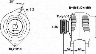 Magneti Marelli 943356964010 - Alternateur cwaw.fr