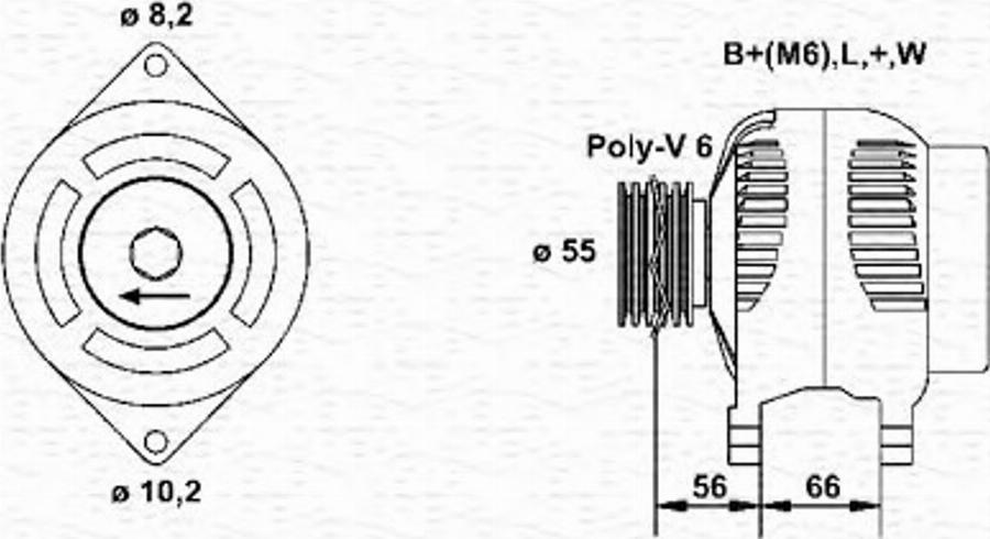 Magneti Marelli 943356960010 - Alternateur cwaw.fr