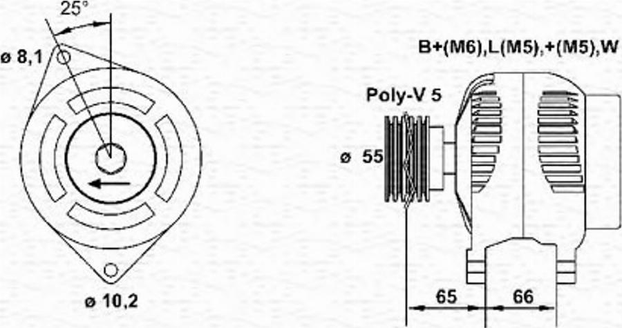 Magneti Marelli 943356963010 - Alternateur cwaw.fr