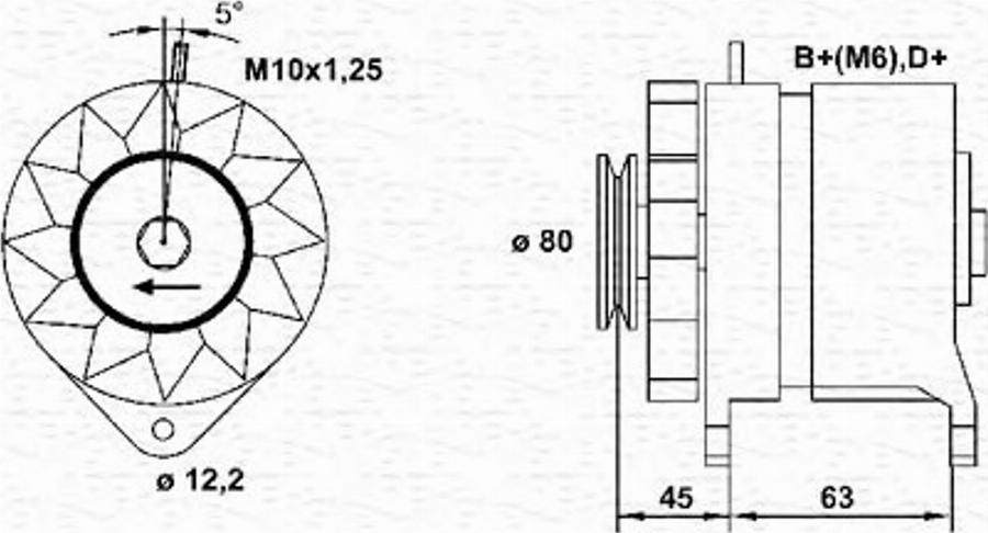 Magneti Marelli 943356903010 - Alternateur cwaw.fr