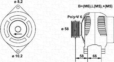 Magneti Marelli 943356980010 - Alternateur cwaw.fr