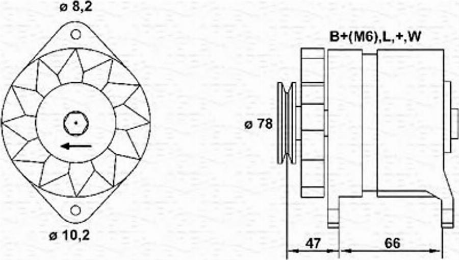 Magneti Marelli 943356981010 - Alternateur cwaw.fr