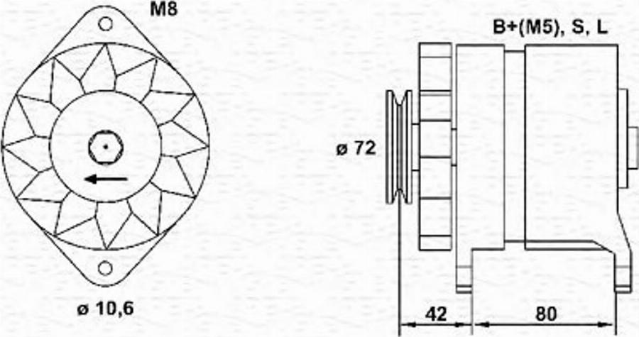 Magneti Marelli 943356937010 - Alternateur cwaw.fr