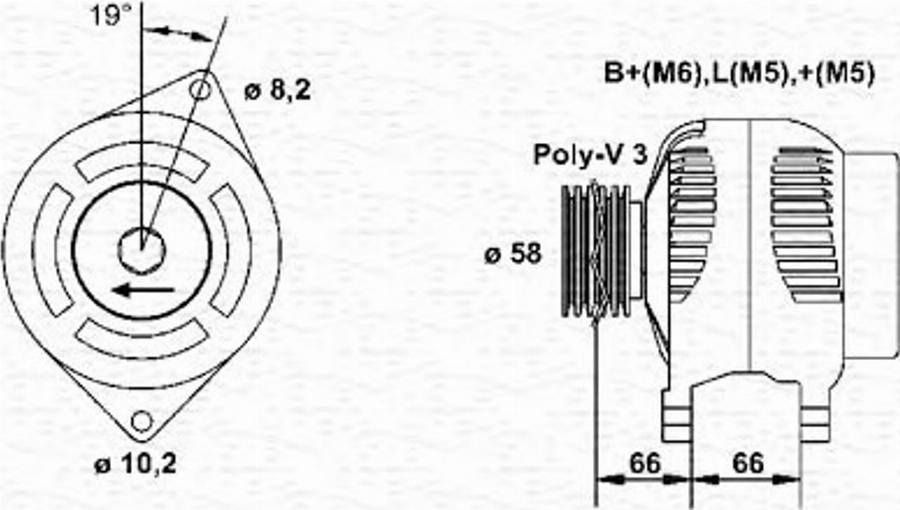 Magneti Marelli 943356979010 - Alternateur cwaw.fr