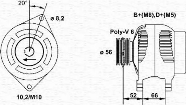 Magneti Marelli 943356973010 - Alternateur cwaw.fr