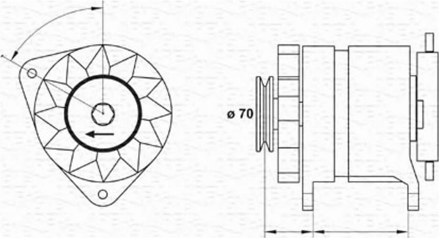 Magneti Marelli 943356595010 - Alternateur cwaw.fr