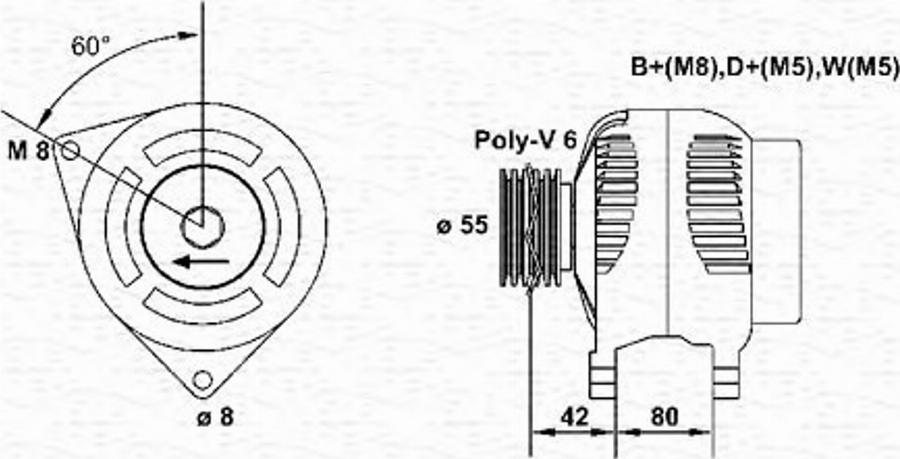 Magneti Marelli 943356557010 - Alternateur cwaw.fr