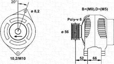 Magneti Marelli 943356568010 - Alternateur cwaw.fr