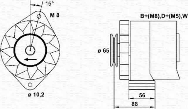 Magneti Marelli 943356508010 - Alternateur cwaw.fr