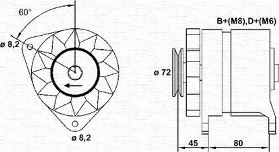 Magneti Marelli 943356503010 - Alternateur cwaw.fr