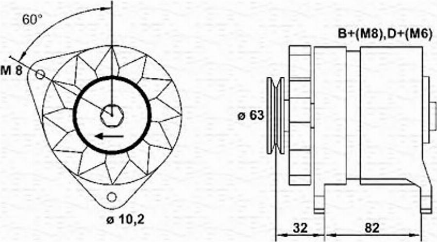 Magneti Marelli 943356519010 - Alternateur cwaw.fr