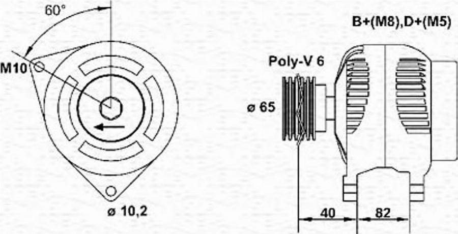 Magneti Marelli 943356515010 - Alternateur cwaw.fr