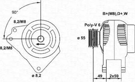 Magneti Marelli 943356530010 - Alternateur cwaw.fr