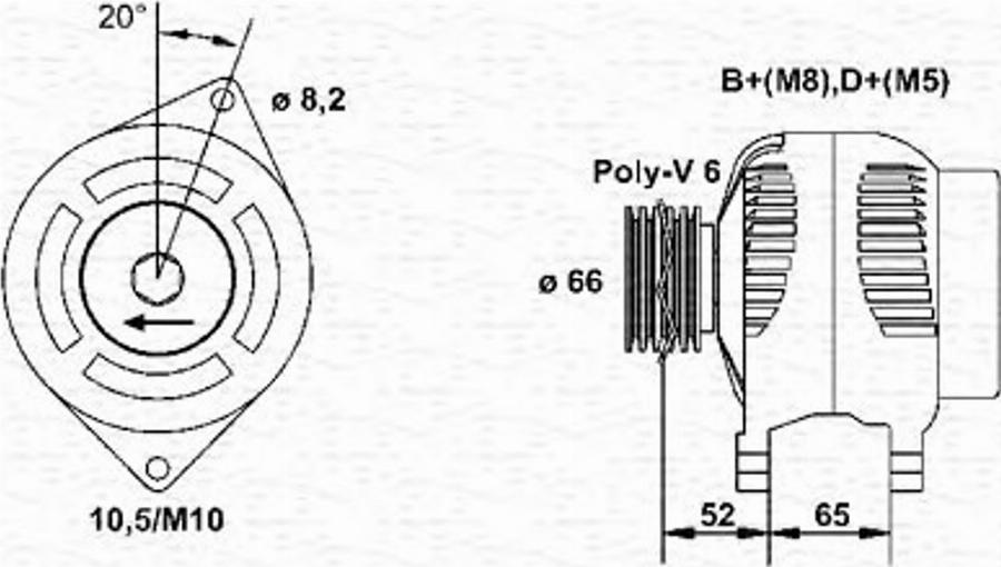 Magneti Marelli 943 35 657 401 0 - Alternateur cwaw.fr