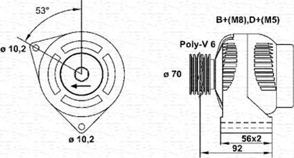 Magneti Marelli 943356576010 - Alternateur cwaw.fr