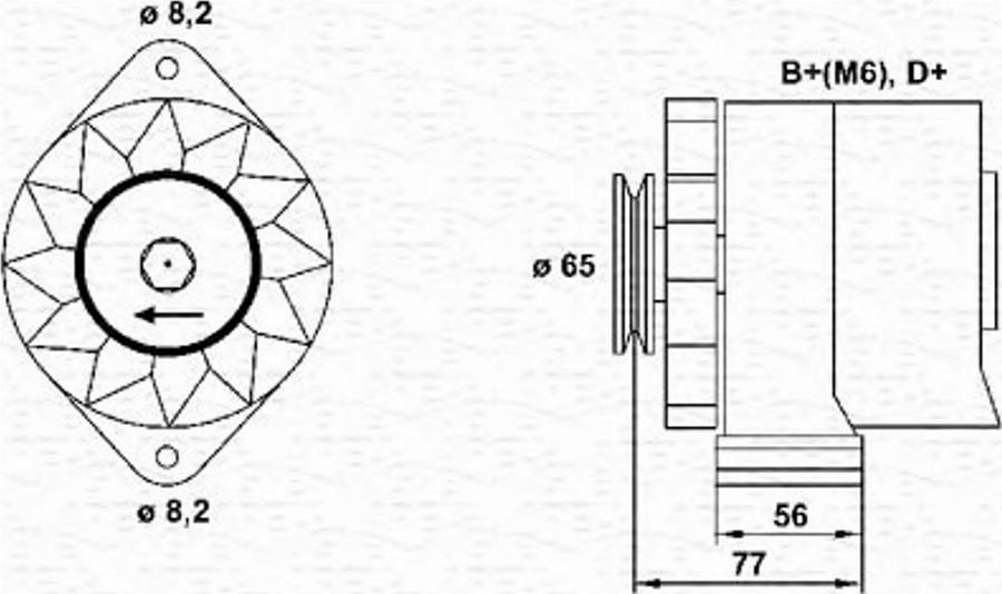 Magneti Marelli 943356697010 - Alternateur cwaw.fr