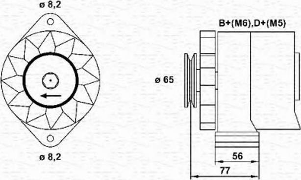 Magneti Marelli 943356659010 - Alternateur cwaw.fr