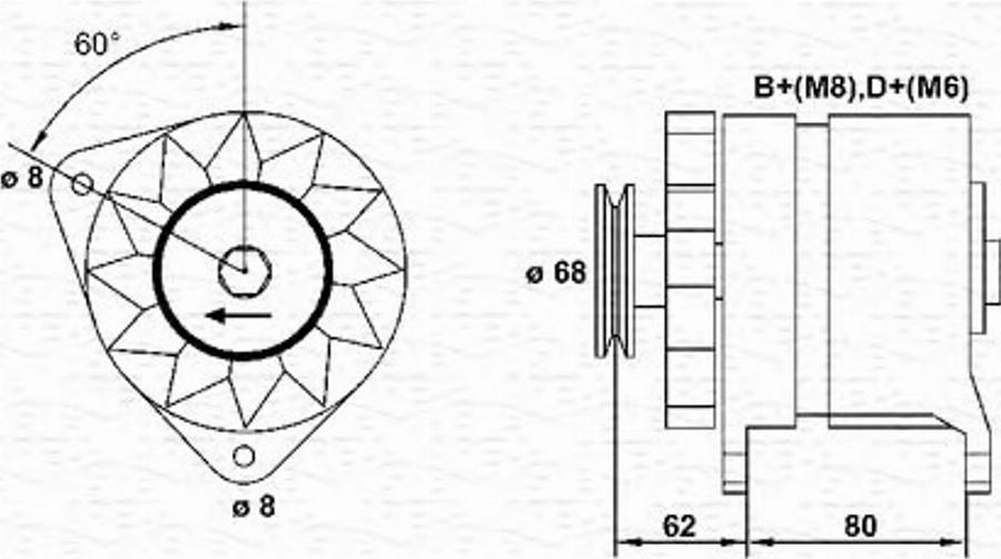 Magneti Marelli 943356654010 - Alternateur cwaw.fr