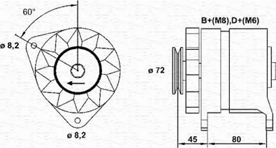 Magneti Marelli 943356652010 - Alternateur cwaw.fr