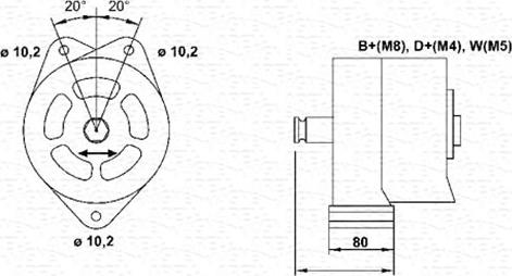 Magneti Marelli 943356685010 - Alternateur cwaw.fr