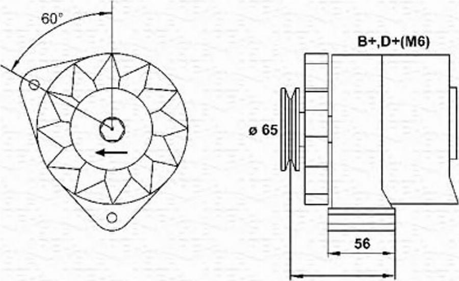 Magneti Marelli 943356090010 - Alternateur cwaw.fr