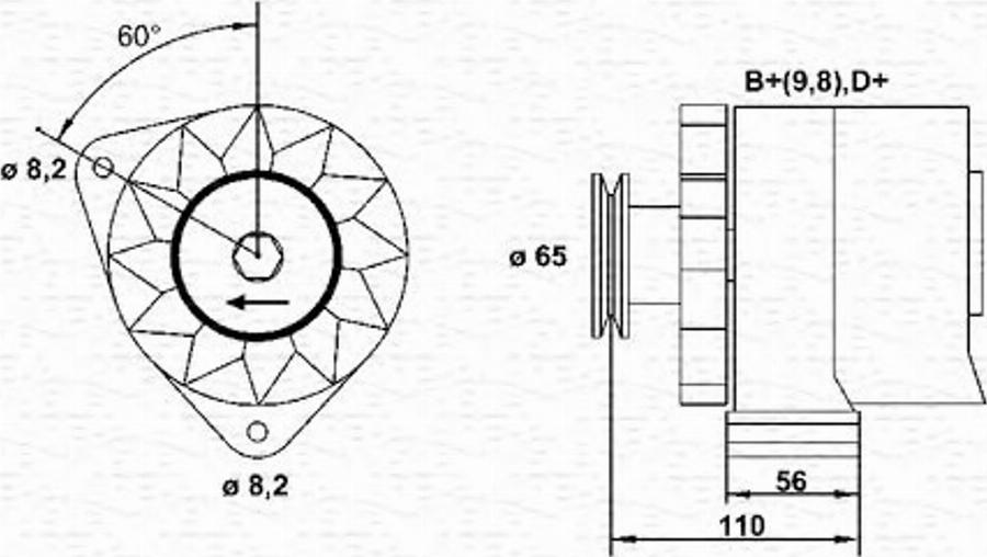 Magneti Marelli 943356098010 - Alternateur cwaw.fr