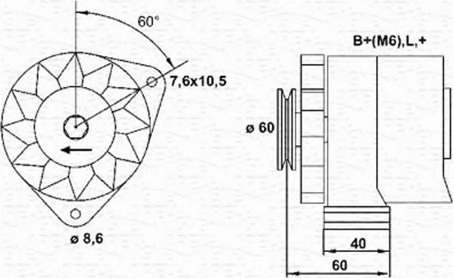 Magneti Marelli 943356145010 - Alternateur cwaw.fr