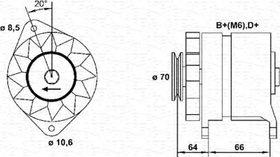 Magneti Marelli 943356146010 - Alternateur cwaw.fr