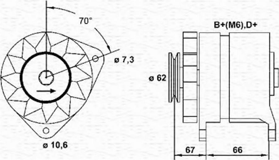 Magneti Marelli 943356158010 - Alternateur cwaw.fr