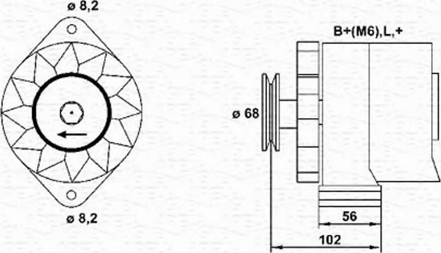 Magneti Marelli 943356157010 - Alternateur cwaw.fr