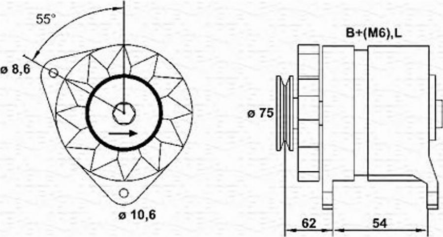 Magneti Marelli 943356107010 - Alternateur cwaw.fr