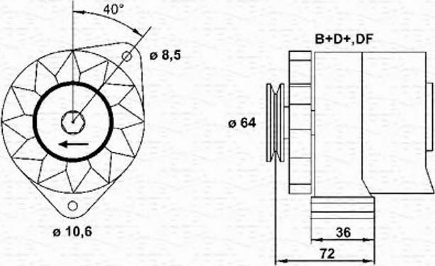 Magneti Marelli 943356134010 - Alternateur cwaw.fr